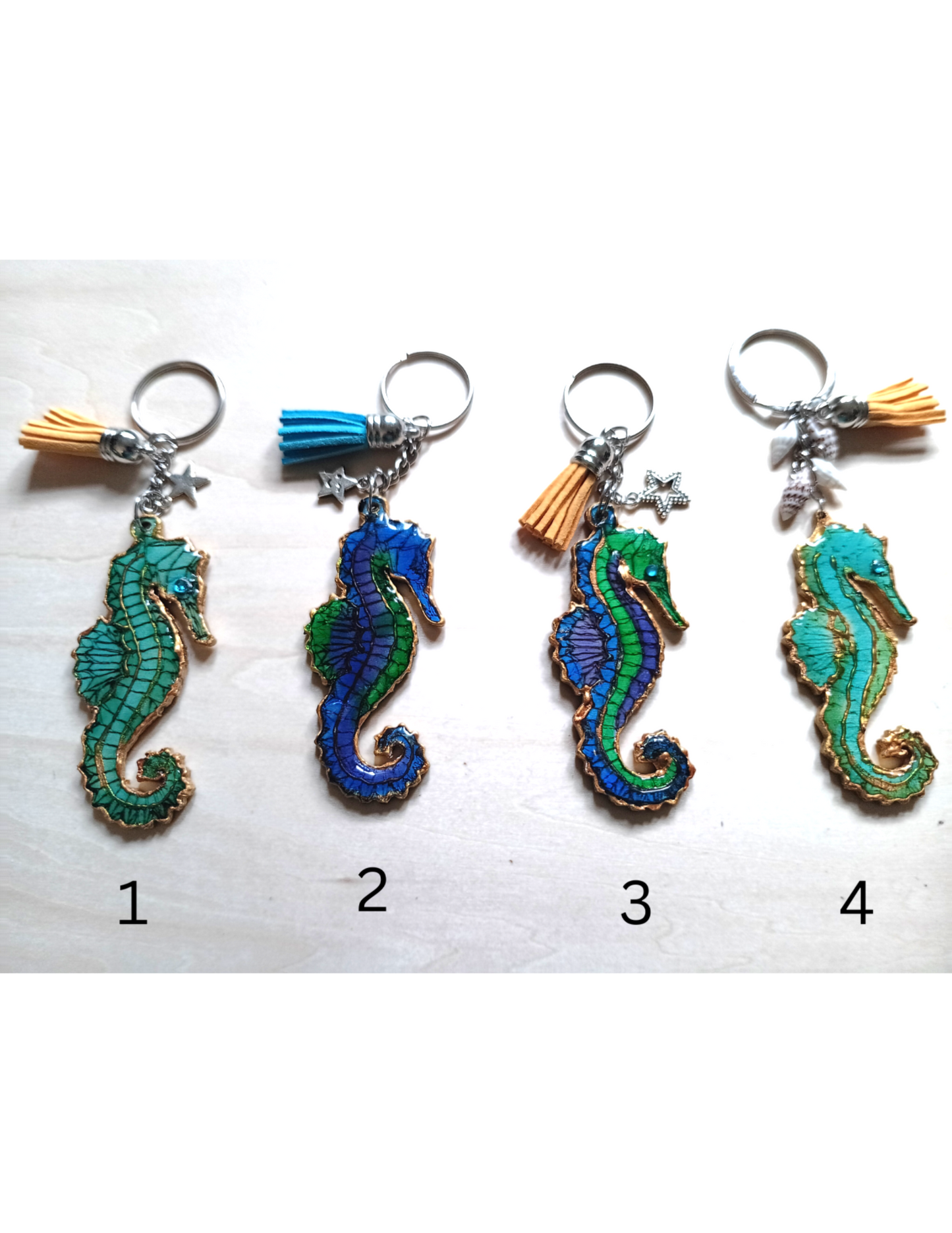 Seahorse Keychain