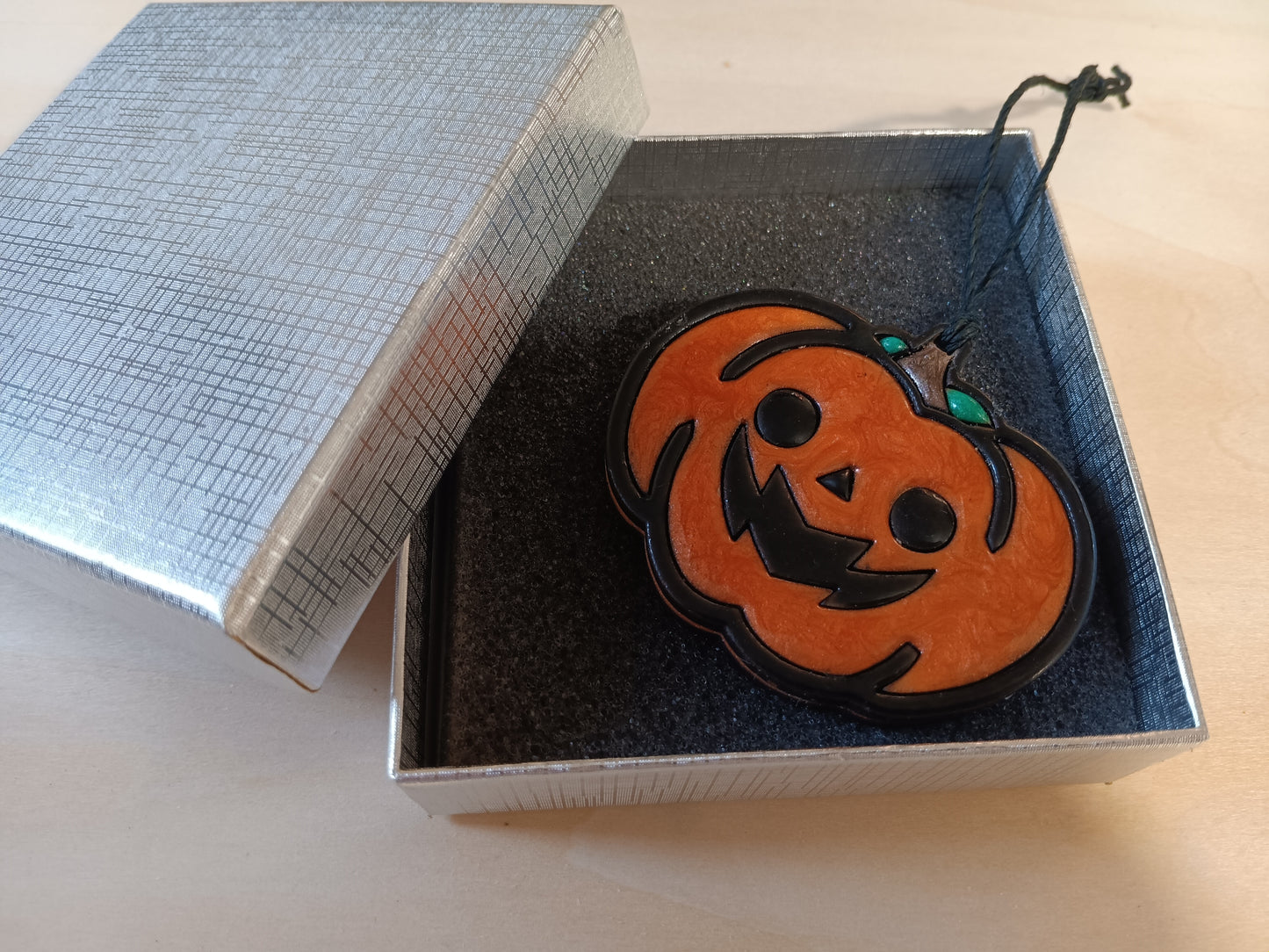Pumpkin Halloween Ornament 2-1/2"