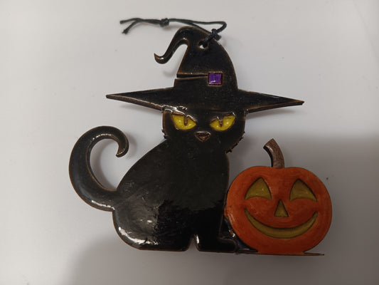 Cat Witch Ornament