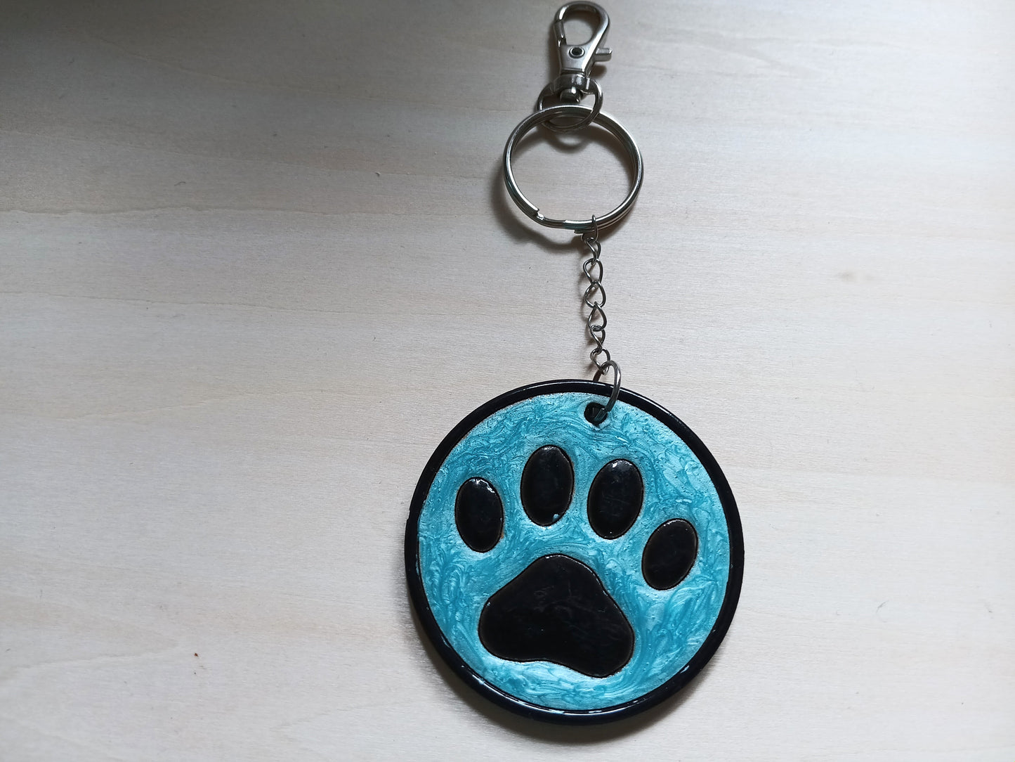 Paw Print Keychain