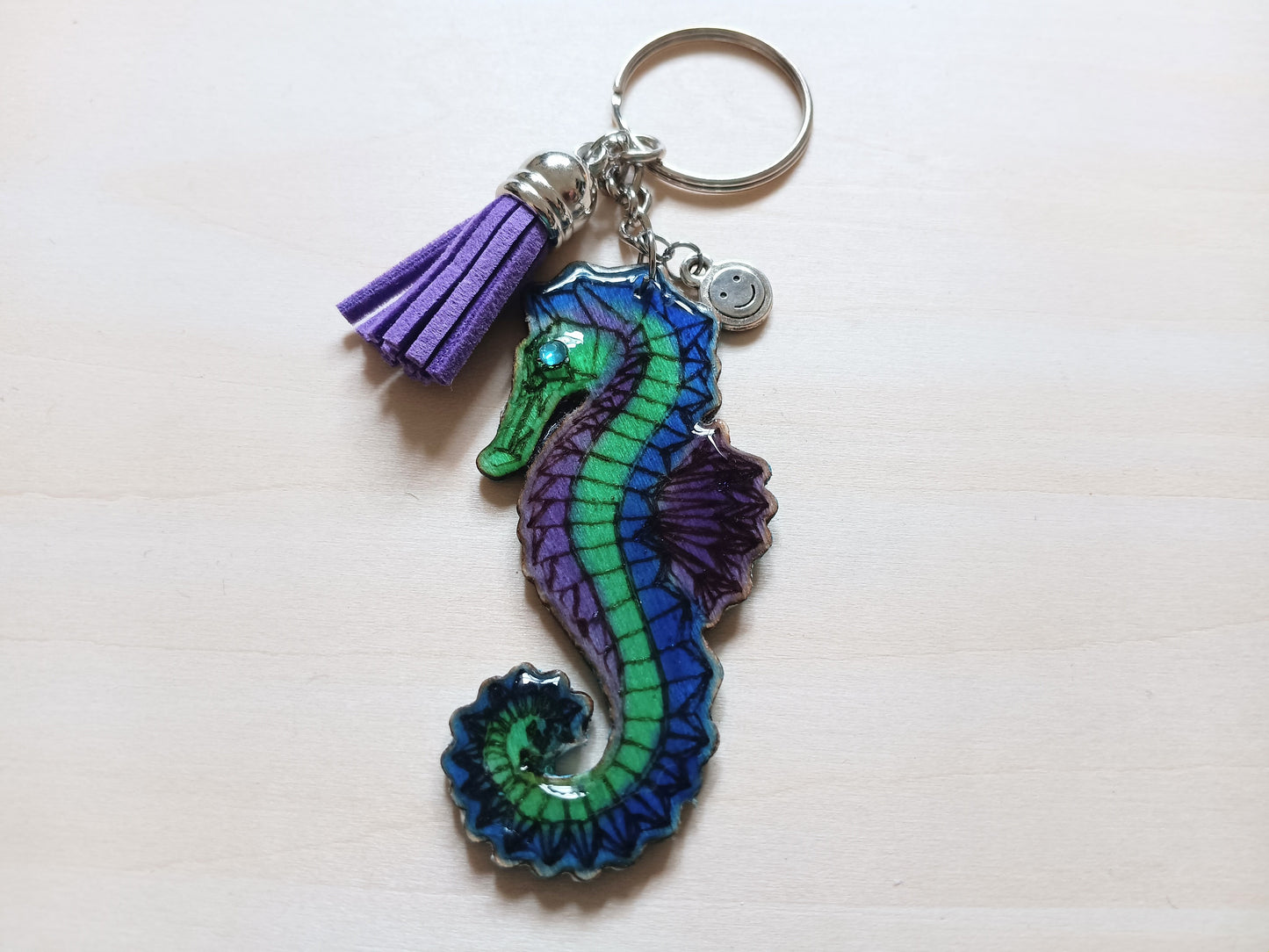 Small Seahorse Keychain