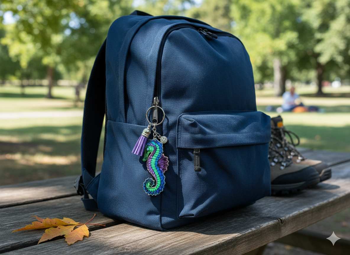 Seahorse Keychain