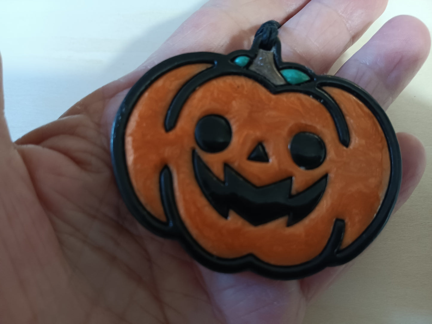 Pumpkin Halloween Ornament 2-1/2"