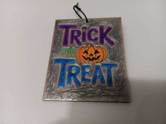 Halloween Sign - Trick or Treat