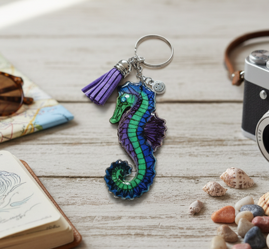 Seahorse Keychain